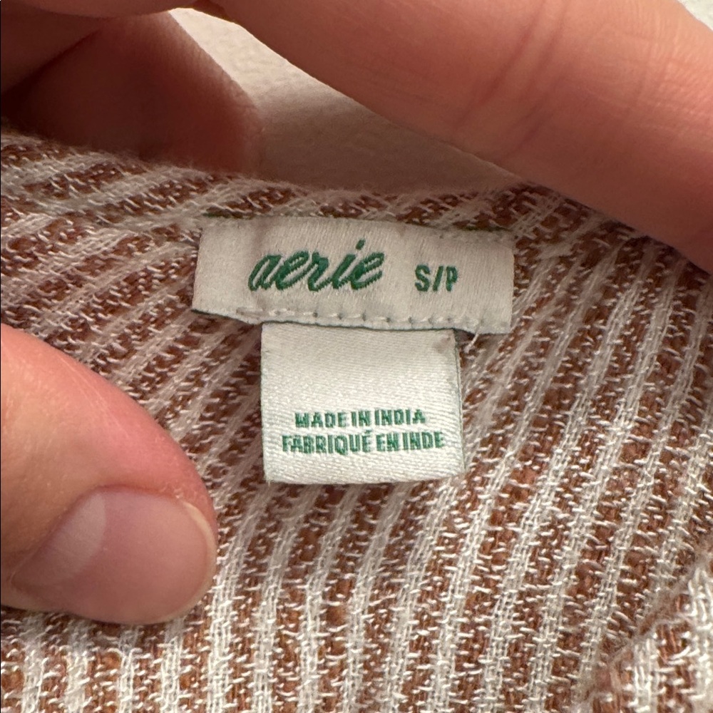 Aerie Striped Racerback Cotton Dress Sz S - Picture 12 of 12